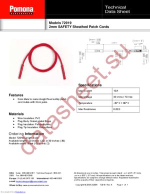 72919-20-0 datasheet  