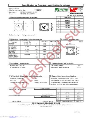 7440420018 datasheet  