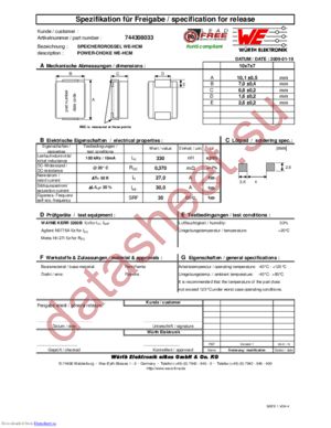 744308033 datasheet  