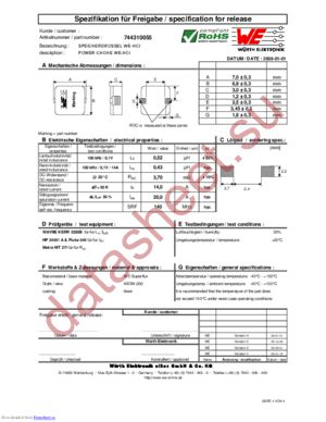 744310055 datasheet  