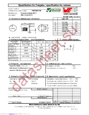 7447452472 datasheet  