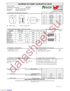 744774168 datasheet  