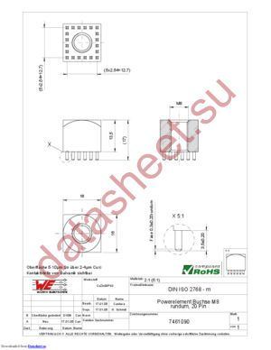 7461090 datasheet  