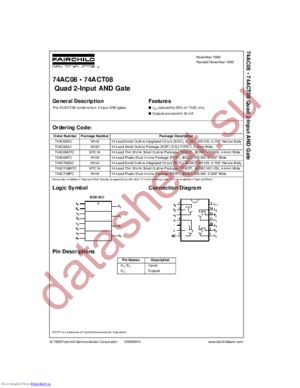 74AC08SC_Q datasheet  