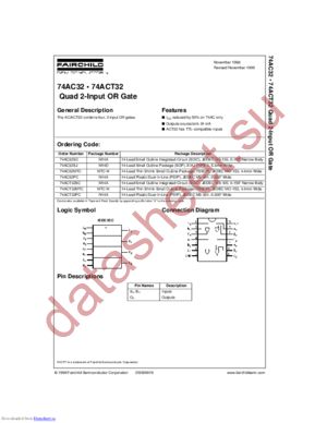 74AC32PC_Q datasheet  