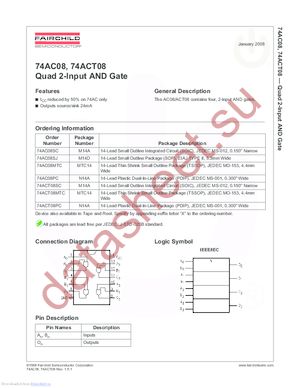 74AC08SJ_Q datasheet  