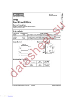 74F32PC_Q datasheet  