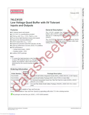 74LCX04M_Q datasheet  