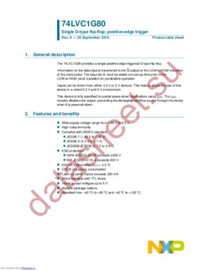 74LVC1G80GW,125 datasheet  