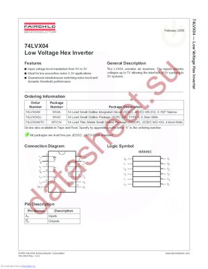 74LVX04M_Q datasheet  