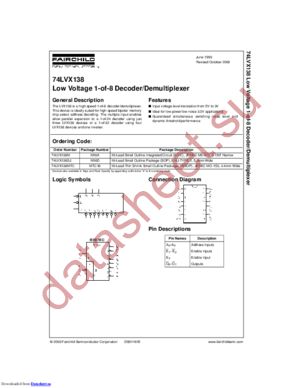 74LVX138MTCX_NL datasheet  