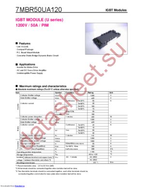7MBR50UA-120-50 datasheet  