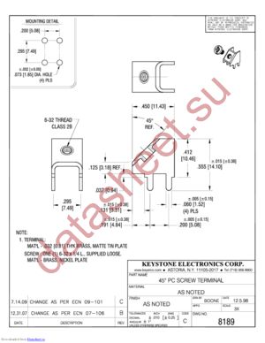 08189 datasheet  