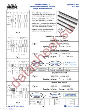 833-43-100-10-001000 datasheet  