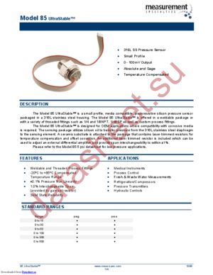 85-300A-4C datasheet  