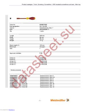 9008970000 datasheet  