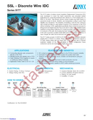 9177001033006 datasheet  