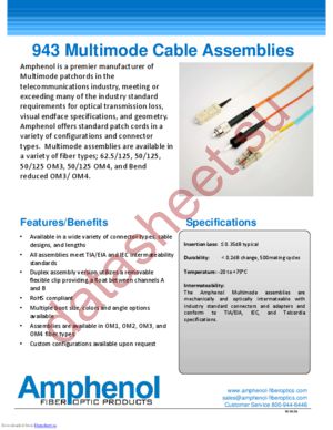 943-322EE-10030 datasheet  