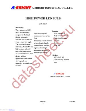 AB-015G0-01WA-G10-B datasheet  