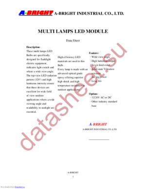 AB-10TSWG4S-PCB datasheet  