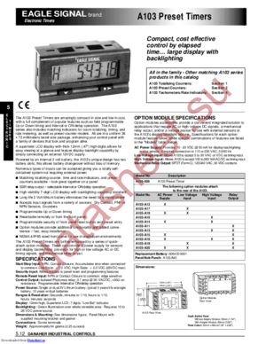 A103-A11 datasheet  