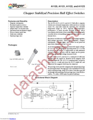 A1122ELHLX-T datasheet  