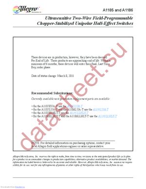 A1186EUA-T datasheet  