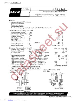 A1641 datasheet  