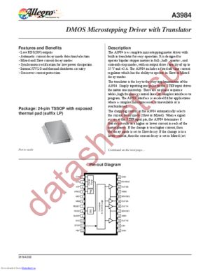 A3984_08 datasheet  