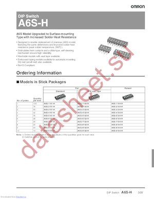 A6S-8102-PH datasheet  