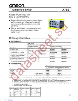 A7BS-203-1 datasheet  