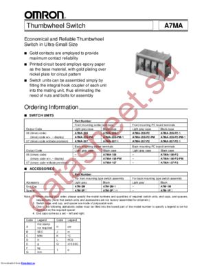 A7MA-206-P2-1 datasheet  