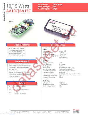 AA15C-048L-050S datasheet  