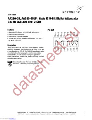 AA280-25LF datasheet  