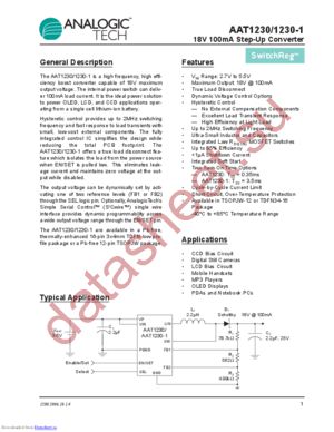 AAT1230_0610 datasheet  