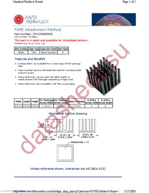 374124B00035 datasheet  