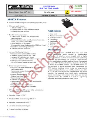 AB1813-T3 datasheet  