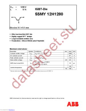 5SMY12H1280 datasheet  