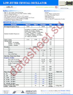 ABLJO-120.000MHz-T2 datasheet  