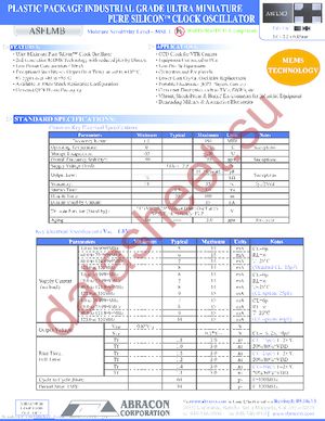 ASFLMB-40.000MHZ-LY-T datasheet  