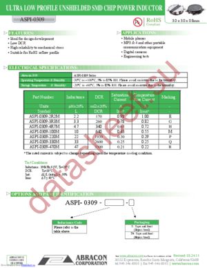 ASPI-0309-220M-T4 datasheet  