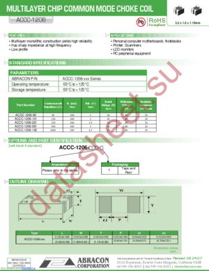 ACCC-1206 datasheet  