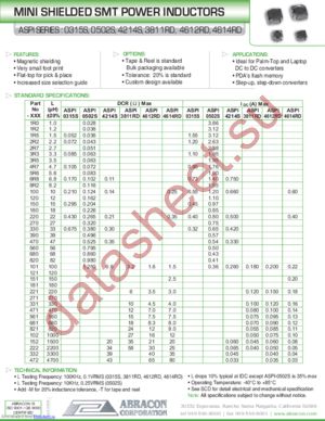 ASPI-0315S-181 datasheet  