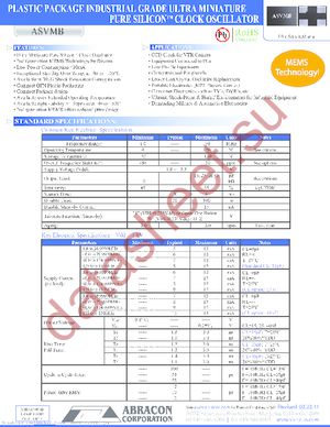 ASVMB-150.000MHZ-R-40 datasheet  