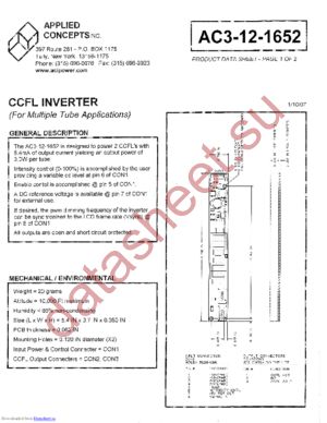 AC3-12-1652 datasheet  