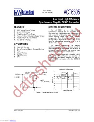 ACT6305UC datasheet  