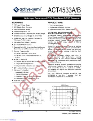 ACT4533BYH-T datasheet  