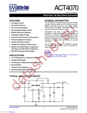 ACT4070_11 datasheet  