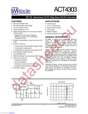 ACT4303 datasheet  