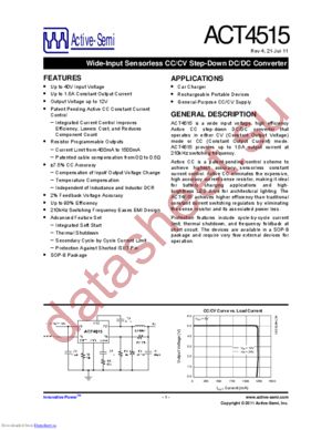 ACT4515 datasheet  